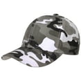 thumbnail image 3 of 2-Pack Plain Baseball Cap for Men & Women Adjustable Size Outdoor Activities Woodland Camouflage & Grey Camouflage, 3 of 7