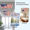 thumbnail image 3 of American Flag Fluorescent Light Covers for Ceiling Lights 4x2 feet, 4 Pack Magnetic Light Filters for Classroom, Red Blue USA Flag Fluorescent Light Shade Panel for Office School Drop Home, 3 of 9