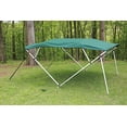 thumbnail image 3 of GREEN SQUARE TUBE FRAME VORTEX 4 BOW PONTOON/DECK BOAT BIMINI TOP 8' LONG, 97-103, 3 of 9