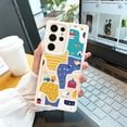 thumbnail image 3 of ¡Agregue un toque de diversión a su iPhone con esta exclusiva funda para teléfono plateada mate con diseño de dibujos animados!, 3 of 4