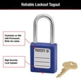 thumbnail image 3 of Zenex(TM) Padlocks, Safety Padlock, Keyed Different, Thermoplastic, 1-1/2" Width Each, 3 of 5