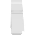 thumbnail image 3 of 96"W x 16"H x 6"D x 6"F, 4/12 Pitch, Davenport Architectural Grade PVC Gable Bracket, 3 of 8