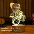 thumbnail image 3 of QWZNDZGR 3D Night Lamp Desktop Night Light Boys and Girls Holiday Valentine's Day Gift Wedding Decorative Bedroom Bedside Table Lamp, 3 of 6