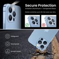 thumbnail image 5 of for iPhone 13 Pro / iPhone 13 Pro Max Camera Lens Protector, Tempered Glass Camera Cover(Sierra Blue), 5 of 5