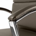 thumbnail image 2 of Echo High Back Leather Executive Chair in Washed Gray, 2 of 5