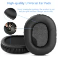 thumbnail image 5 of Universal Oval Replacement Earpads Soft PU Memory Foam Earpad Ear Pads Cushions Earmuff Cover Cups Headphone Repair Parts, 5 of 7