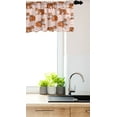 thumbnail image 3 of Ambesonne Safari Window Valance, Fun Tigers Pattern, 54" X 18", Blush Orange and Dark Grey, 3 of 3
