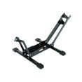 thumbnail image 1 of Soporte de suelo para bicicleta, organizador de almacenamiento, soporte estable negro, estante de estacionamiento portátil de acero resistente para, 1 of 9