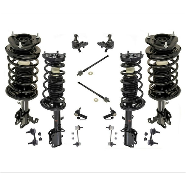 Front Rear Strut Assembly Suspension Kit Fits Toyota Corolla 96 02 Walmart Com