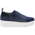 thumbnail image 2 of Women's Alegria by PG Lite TRAQ Qruise Sneaker Navy Knit 39 M, 2 of 4
