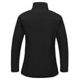 thumbnail image 3 of Little Donkey Andy Women's Lightweight Stand Collar Jacket Water Resistant Windbreaker Fleece Lined Warm Coat Black XS, 3 of 9