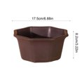 thumbnail image 3 of Shallow Succulent Plant Pots, Shallow Planter with Tray and Drainage Holes, Decorative Plastic Planters for Indoor and Outdoor Gardening, Succulent pots for Succulents Cactus and Herbs, 3 of 6