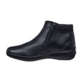 thumbnail image 3 of Botín Mujer Moda Casual Urbano Cómodo Piel Negro Ajuste Cierre Lateral Suave 055D17 negro 25 Incógnita 055D17, 3 of 7