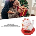 thumbnail image 4 of Solar Fortune Cat, Prosperous Life Waving Chinese Cat Solar Powered Lucky Cat for Home Office, Car Decor, 4 of 7