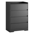 thumbnail image 3 of Dtwnek 4 Drawers Dresser Wood Storage Cabinet for Living Room, Office, 3 of 7