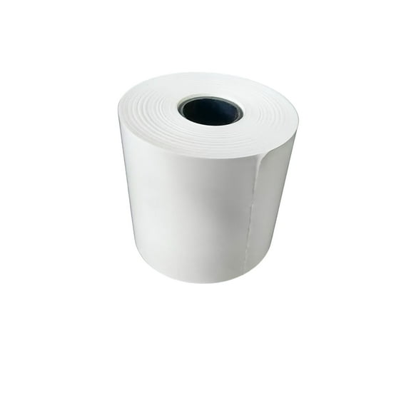 Celion Sticky Thermal Label Paper Roll, 3.125'' x 170', 1 inch Core, Full Coverage Adhesive, Repositionable Linerless, 70GSM, 8 Rolls per Carton