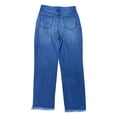 thumbnail image 5 of Henpk New Arrivals 2024 Now Trending 2024 Jeans For Women High Rise Leggings For Women Plus Size Clearance Gradient Color Ripped Plus Size Trousers Blue XXL, 5 of 7