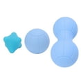 Massage Ball Set 3 Different Silicone Massage Balls for Deep Tissue