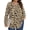 Apricot Floral, variant on Womens Plus Size Tops Fall Long Sleeve Shirts Crew Neck Casual Loose Tunic Blouses