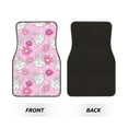 thumbnail image 2 of Kdxio Tapis de Sol Imprimé Tournesol Lapin Universel SUV avant Arrière Ensemble Complet 4 Pcs avec Dos en Caoutchouc Antidérapant Accessoires de Voiture pour la Plupart des Voitures, 2 of 7