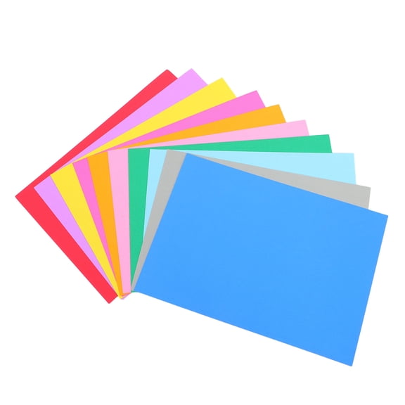 AURARMLET 250pcs Cardboard Sheets for Crafts Assorted Color Double Sided for Adults and Children