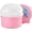 White, variant on Extra Soft Powder Puff, 6" x 3" Large Body Powder Applicator, Dusting Powder Puffs with Loose Powder Container for Women (Pink)