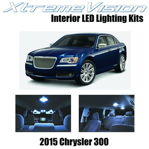 XtremeVision LED for Chrysler 300 / 300C 2015  10 Pieces Cool White Premium Interior LED Kit Package installation