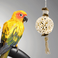 thumbnail image 2 of 5115 Medium Mandarin Sola Muncher M&M Bird Toys - Natural Chewing and Shreddable Hanging, 2 of 7