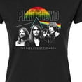 thumbnail image 3 of Pink Floyd - The Dark Side Of The Moon With Band Black Only - Juniors Fitted Graphic T-Shirt, 3 of 5
