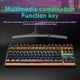 thumbnail image 2 of Teclado mecánico para juegos con cable y retroiluminación arcoíris anti-efecto fantasma para Windows Gamer 87 llaves, 2 of 9
