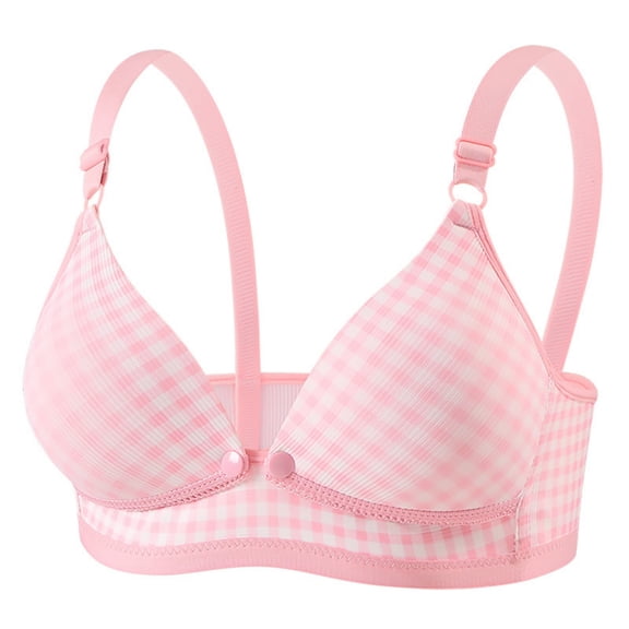 Ohufall Women's Bra Lightweight Wirefree Push Up Bra Breathable Comfort Adjustable Everyday Bras