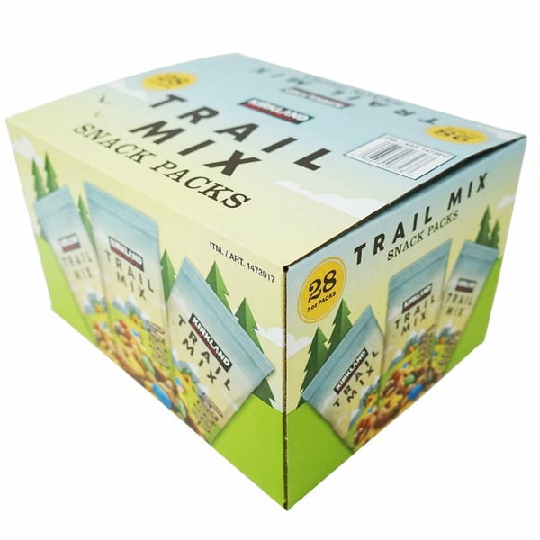 Kirkland Signature Trail Mix Snack Packs, 2 oz, 28-count