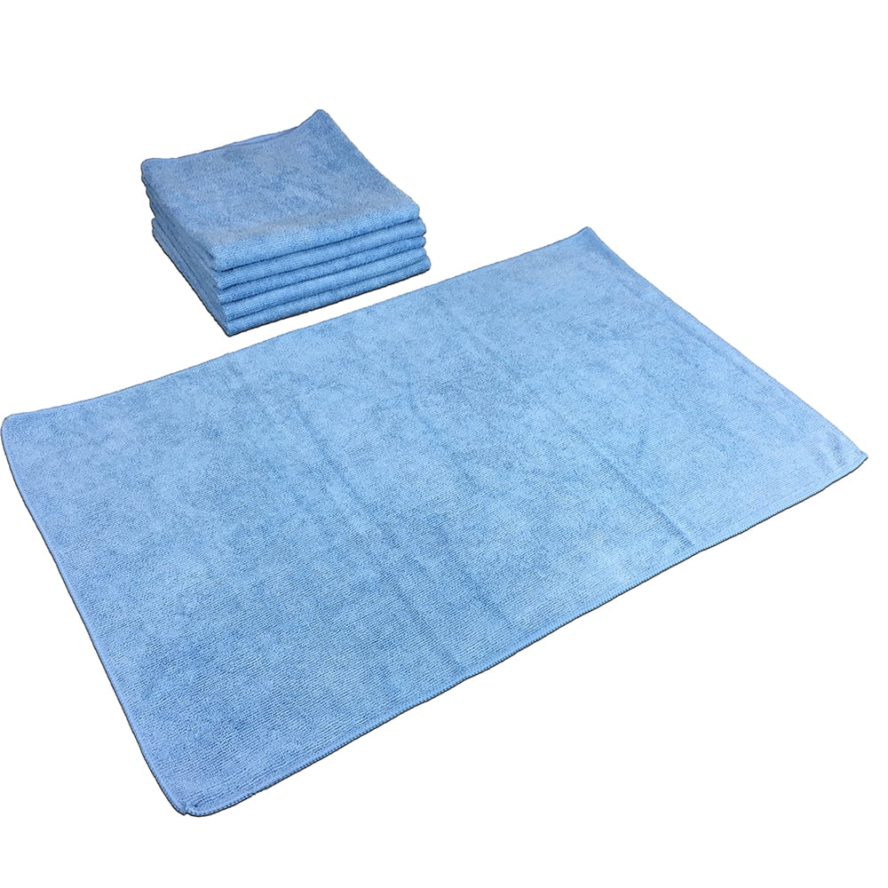 Microfiber Plain Blue Gym Towel, Size: 40 Cm * 40 Cm at Rs 28
