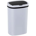 thumbnail image 1 of Bote de basura BestOffice, automático, 50 litros, 13 galones, con tapa cepillada, 1 of 7