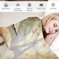 thumbnail image 3 of JEUXUS Impressionist Painting Flannel Blanket Gifts for All Seasons Super Soft Blanket 50x60in, 3 of 6