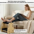 thumbnail image 4 of Reposapiés Arejonner ajustable de 3 niveles con almohadillas de masaje, 4 of 7