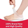 thumbnail image 6 of Portable Plantar Fasciitis 2-6cm Insoles Silicone Elastic Heel Cushion Height Increased Insole Invisible Gel Heel Pads 4.5CM, 6 of 8
