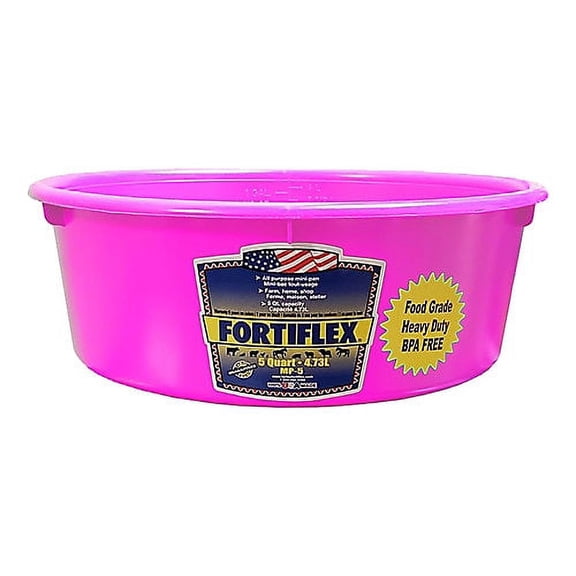 FortiFlex Mini Pan 5 Quart Hot Pink