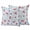 Blue, variant on 2 Pack Outdoor Waterproof Throw Pillow Covers,Watercolor Cherry Red Fruit Art Decorative Square Patio Pillowcases for Chair Couch Sofa 16x16in