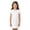 White, variant on Grblisyd Girls Dress Crew Neck Short Sleeve Casual Dress Kids Summer Solid Color Loose Midi Dress with Pockets