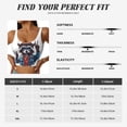 thumbnail image 2 of Sports Bras for Women Workout Tank Tops, Patriotic Raccoon Illustration Running Vest with Removable Cups, 2 of 7