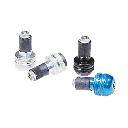 78in Bars - Emgo 23-96461 Aluminum Bar Ends - 7/8in. - Black