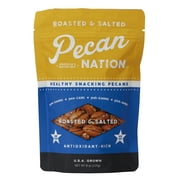 Pecan Nation Roasted & Lightly Salted Pecan Nut Halves, 8 oz