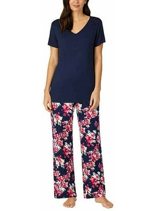Carole Hochman Midnight Ladies 2-piece Modal Pajama Set (Large, Pink White)  : : Clothing, Shoes & Accessories