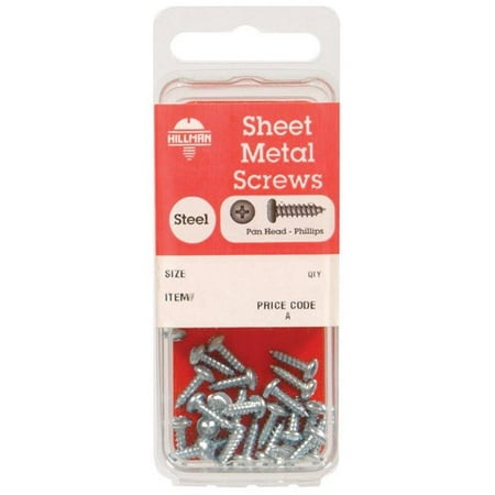 

Hillman Sheet Metal Screws No. 10 X 1-1/4 Phillips Pan Head Pack of 10