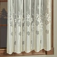 thumbnail image 2 of Vining Floral Marisol Semi Sheer Ombre Window Curtain Panel 55 x 63 Inches, 2 of 3