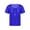 Royal Blue, variant on iiniim Girls Boys Shiny Metallic Short Sleeve T-Shirt Hip Hop Jazz Dance Performance Festival Party Top Shirt Blouse
