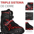 thumbnail image 4 of Patines en Linea rueda 70 mm Altera Ajustables Profesionales Mediano Rojo, 4 of 8