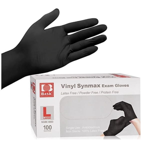 Disposable Medical Vinyl Exam Gloves Industrial Gloves - Latex-Free & Powder-Free 100PCS