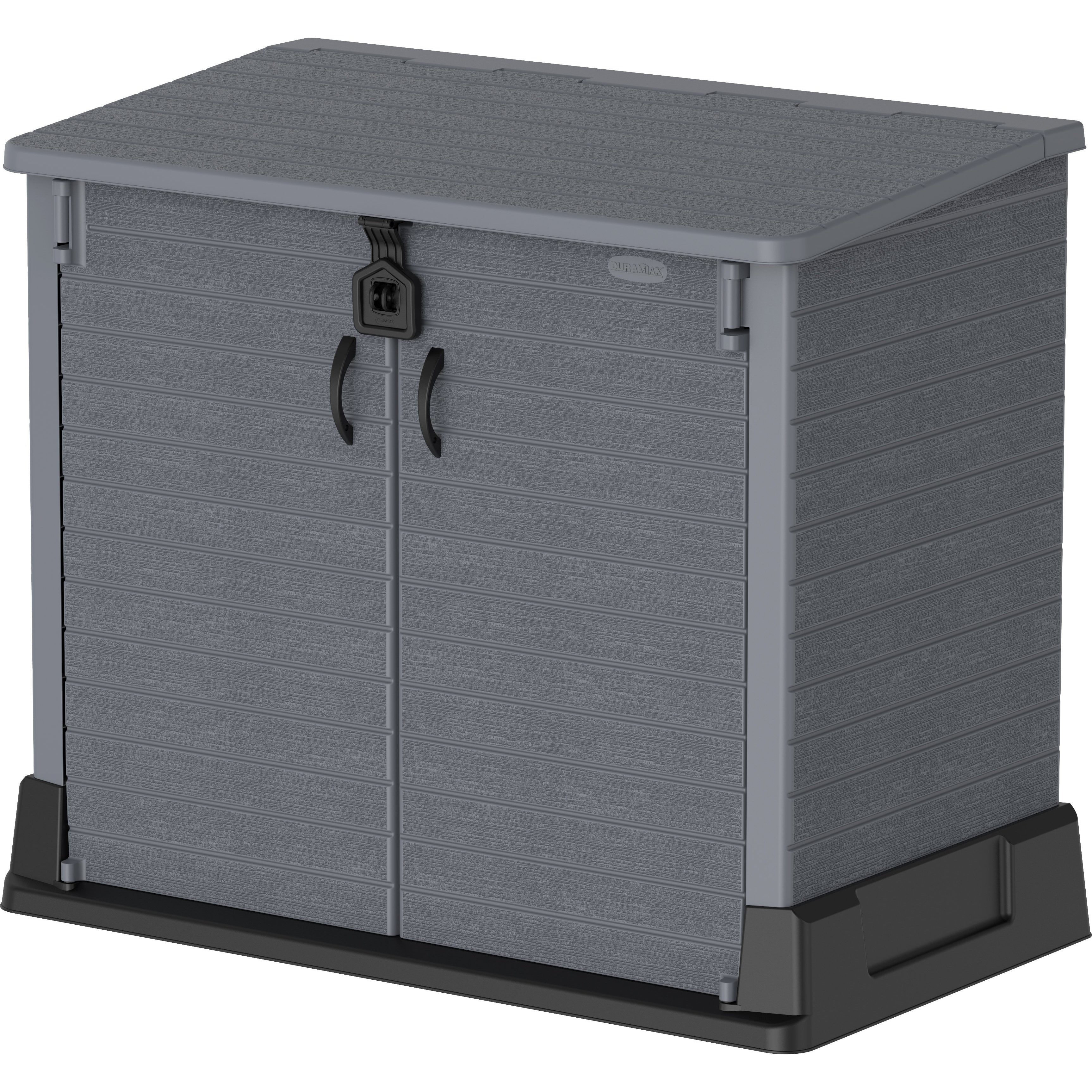 Duramax Storeaway 850 Liter Resin Horizontal Outdoor Storage Shed Gray